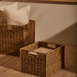 Tossa Складная корзинка из натурального волокна 32 x 27 см