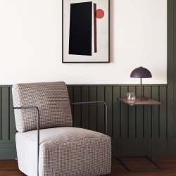 Кресло Gamer ткань бежево-коричневый