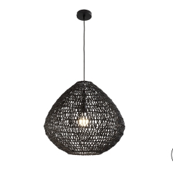 Maon Подвесной светильник из бумажного шнура черный