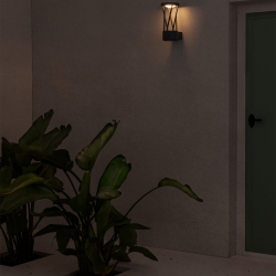 Уличное бра Twist темно-серое