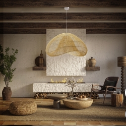 Подвесной светильник Sabah из натурального ротанга 100CM