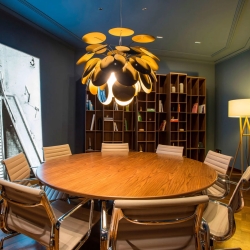 Люстра Discoco 132 бежевая матовая