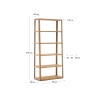 Maymai Стеллаж из массива дуба 90 x 193 см