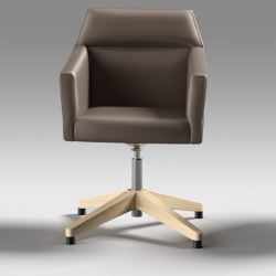 Кресло офисное Rey крестовина BB4 с низкой спинкой