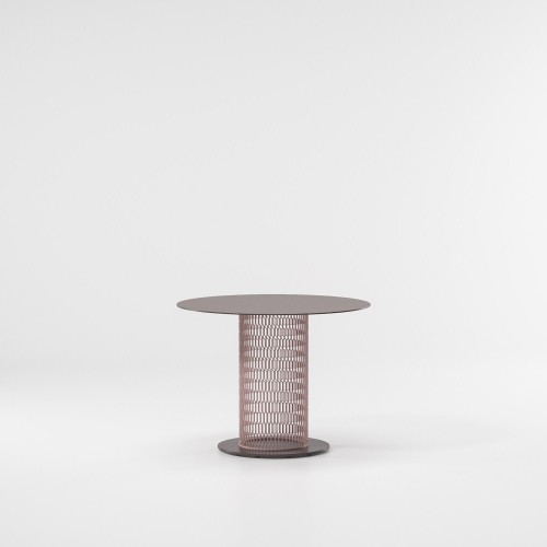 Обеденный стол низкий Ø90 алюминий KS1701900