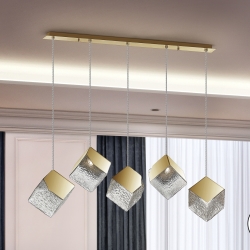 Подвесной светильник Priscila 5L золотой