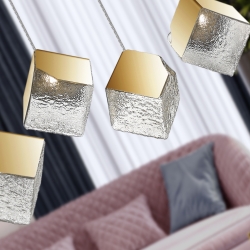 Подвесной светильник Priscila 5L золотой