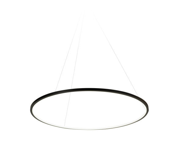 Люстра Circular Inward Light Surface ø200 черная