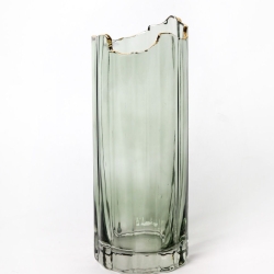 Ваза для цветов/стеклянная прозрачная/декоративная/вазы для декора Terra Design TDVBRE2501