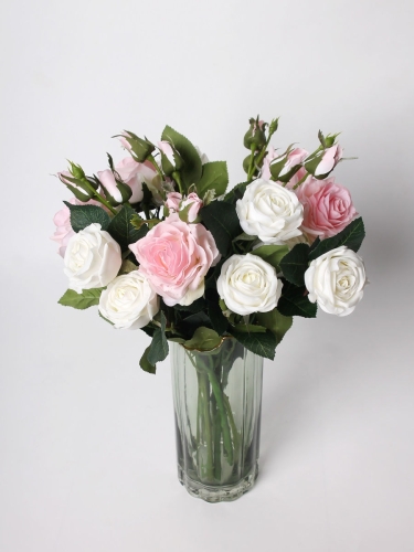 Ваза для цветов/стеклянная прозрачная/декоративная/вазы для декора Terra Design TDVBRE2501