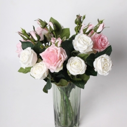 Ваза для цветов/стеклянная прозрачная/декоративная/вазы для декора Terra Design TDVBRE2501