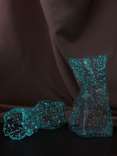 Ваза стеклянная для цветов и сухоцветов Terra Design TDVLA02