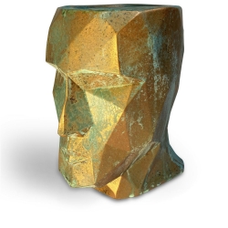 Кашпо голова Оскар Лофт/для цветов/органайзер/ваза/декоративное/декор Terra Design PSL2010