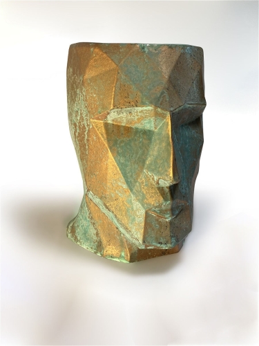 Кашпо голова Оскар Лофт/для цветов/органайзер/ваза/декоративное/декор Terra Design PSL2010