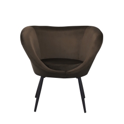 Ozome Кресло из коричневого бархата