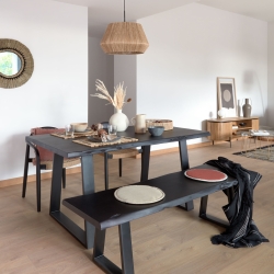 SONO Стол 160х90 черный