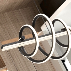 Люстра Tornado черная