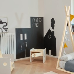 Настенная наклейка Nisi в виде зданий 115 x 145 см