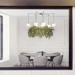 Люстра Circ CIR_R12R1MP1VK с углубленным навесом