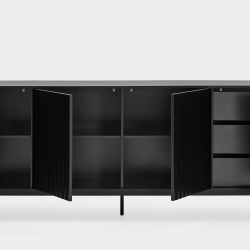 Сервант Sierra 4D3Dr черный