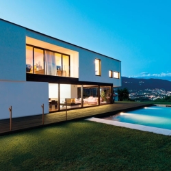 Ландшафтный светильник Tube 180-2L кортен