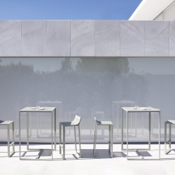 Барный стул Blau с высокой спинкой