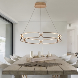 Подвесной светильник Colette Ø80 розовое золото DIM