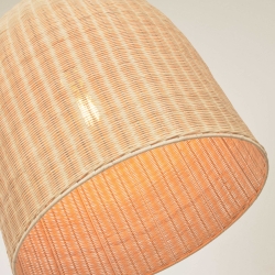 Потолочный плафон из ротанга Druciana с натуральной отделкой Ø 60 см