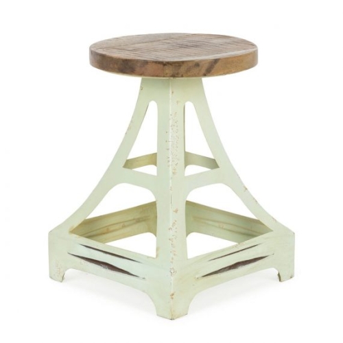 Табурет из дерева и металла Eiffel