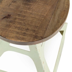 Табурет из дерева и металла Eiffel