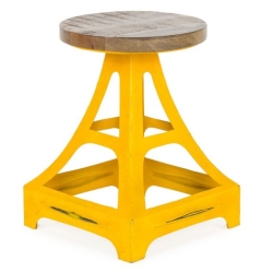 Табурет из дерева и металла Eiffel