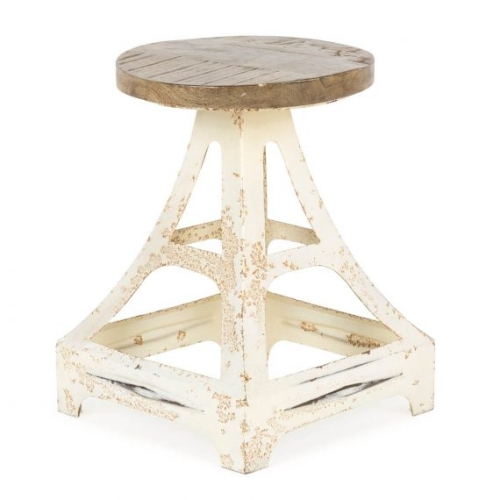 Табурет из дерева и металла Eiffel