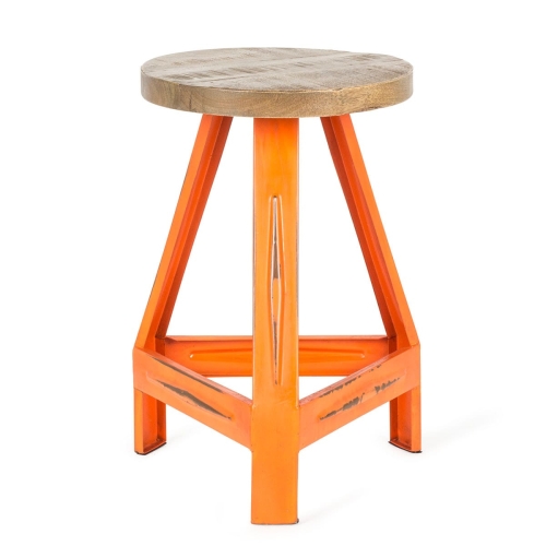 Табурет из дерева и металла Eiffel