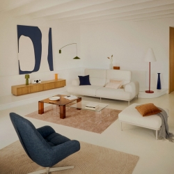 Напольный светильник Navat с терракотовым металлическим основанием