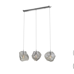Подвесной светильник Petra 3L E27 хром