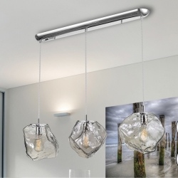 Подвесной светильник Petra 3L E27 хром