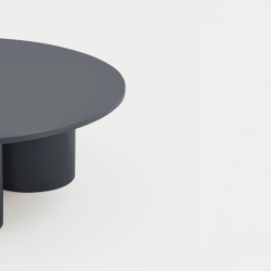 Журнальный столик Totem круглый антрацит