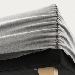 Кровать Nikos 90x190 серая