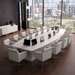 Кресло офисное Rey хромированная крестовина S/T со средней спинкой без возврата