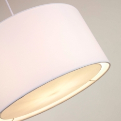 Белый плафон Santana с белым рассеивателем Ø 50 см