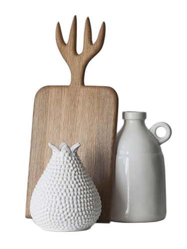 Разделочная доска (20x30(46)x2 cм) деревянная/сервировочная/для подачи Terra Design TDDSH-010