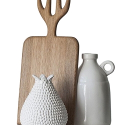 Разделочная доска (20x30(46)x2 cм) деревянная/сервировочная/для подачи Terra Design TDDSH-010