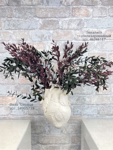 Ваза для цветов и сухоцветов Сердце  Terra Design TDVH01