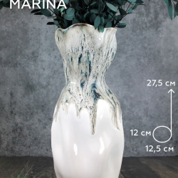 Ваза для цветов и сухоцветов керамика Terra design TDVDS02