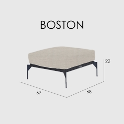 Банкетка Boston LIGHT GREY