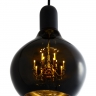 Светильник King Edison с мини-люстрой (черный)