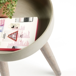 Stahl Кашпо серое