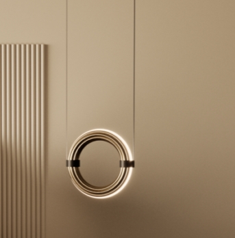 Подвесной светильник Elli C1311/S золотой металл