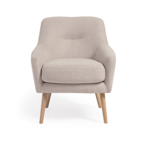 Candela Кресло из бежевой ткани