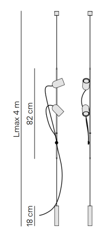 Подвесной светильник Nomon ONFA PENDANT DOUBLE SPOTLIGHT Oak